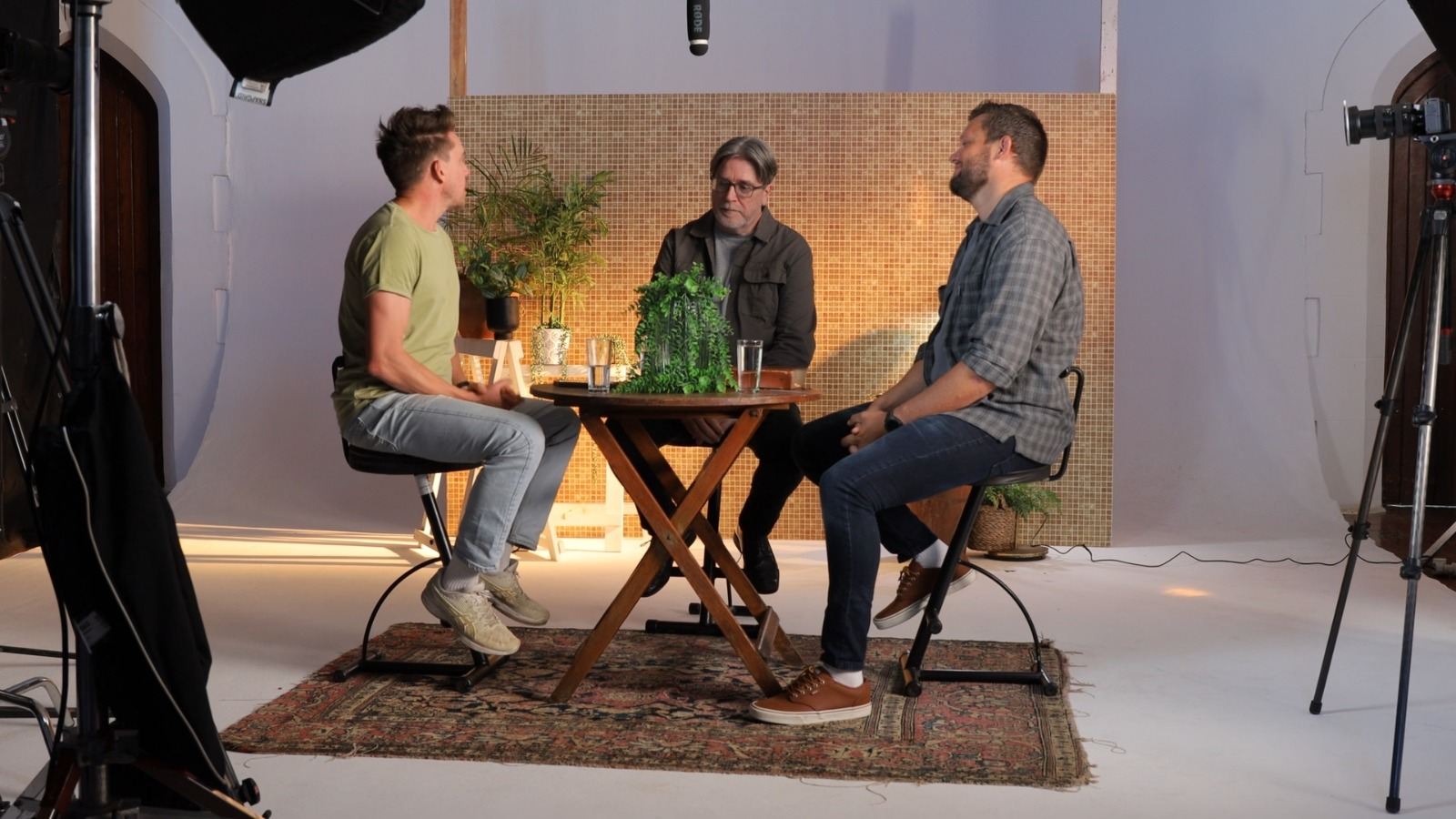 The limited-run podcast, three voices at one table